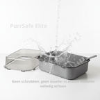 PurrSafe Elite – Halfgesloten Spatwaterdichte Kattenbak - Inclusief Schepje